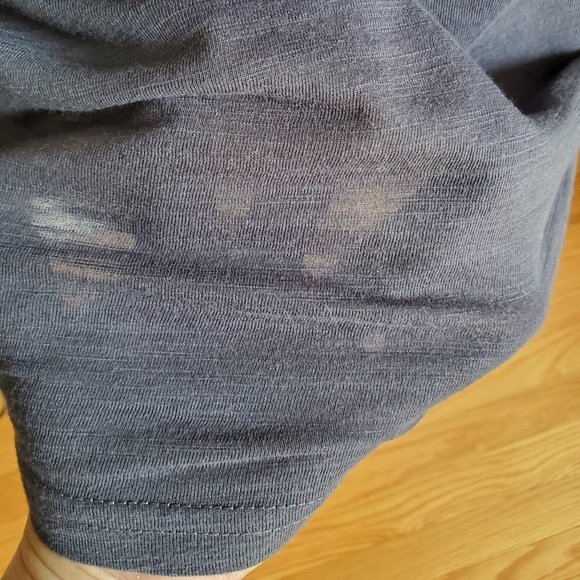 She + Sky Medium Navy Rushed Tank M Medium - Picture 7 of 9